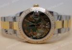 ROLEX DATEJUST SPECIAL EDITION BLACK FACE MEDIUM SIZE
